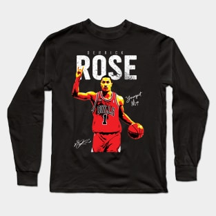 Derrick Rose Graphic Tee Long Sleeve T-Shirt